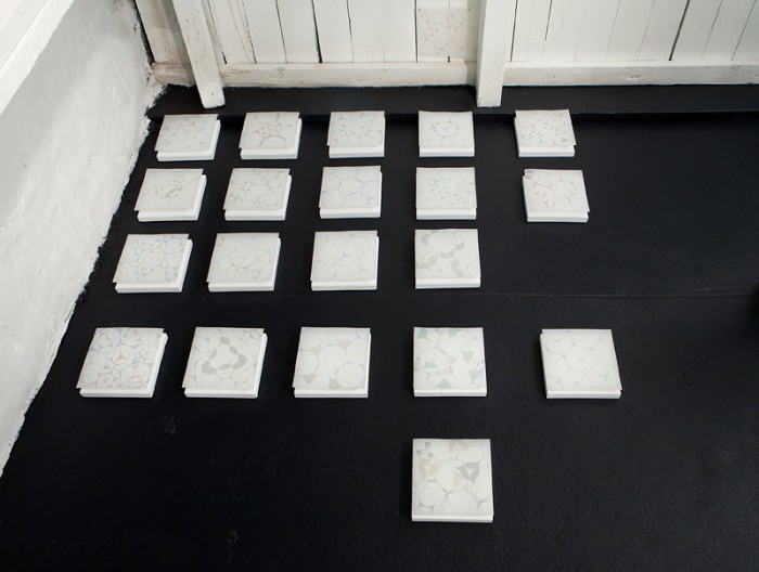 Installation view: Tiles series